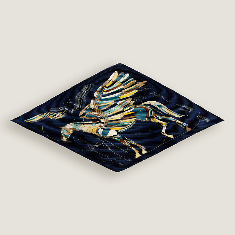 Le Pegase d'Hermès pleated scarf 140 | Hermès Mainland China